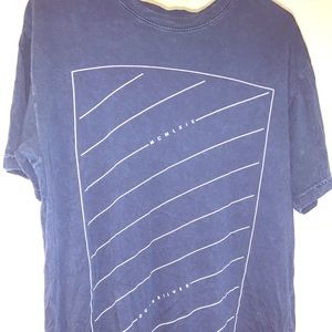 Lightly worn distressed men’s t shirt.